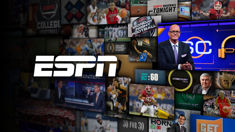 ESPN streaming platform interface