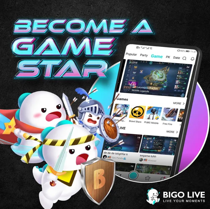 BIGO LIVE gaming streaming