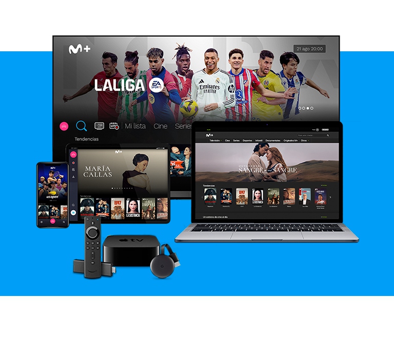 Movistar Plus+ app fútbol streaming